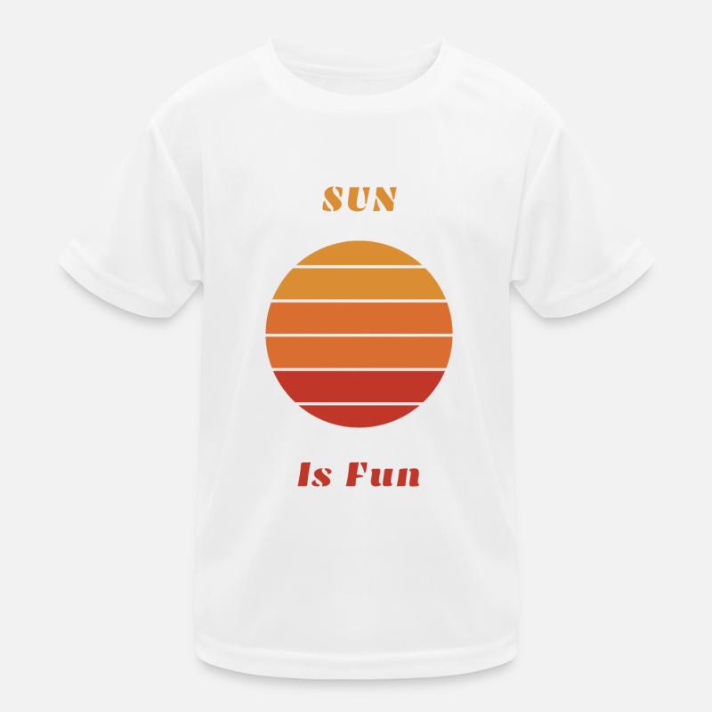 Sonne macht Spaß Kinder Funktions-T-Shirt