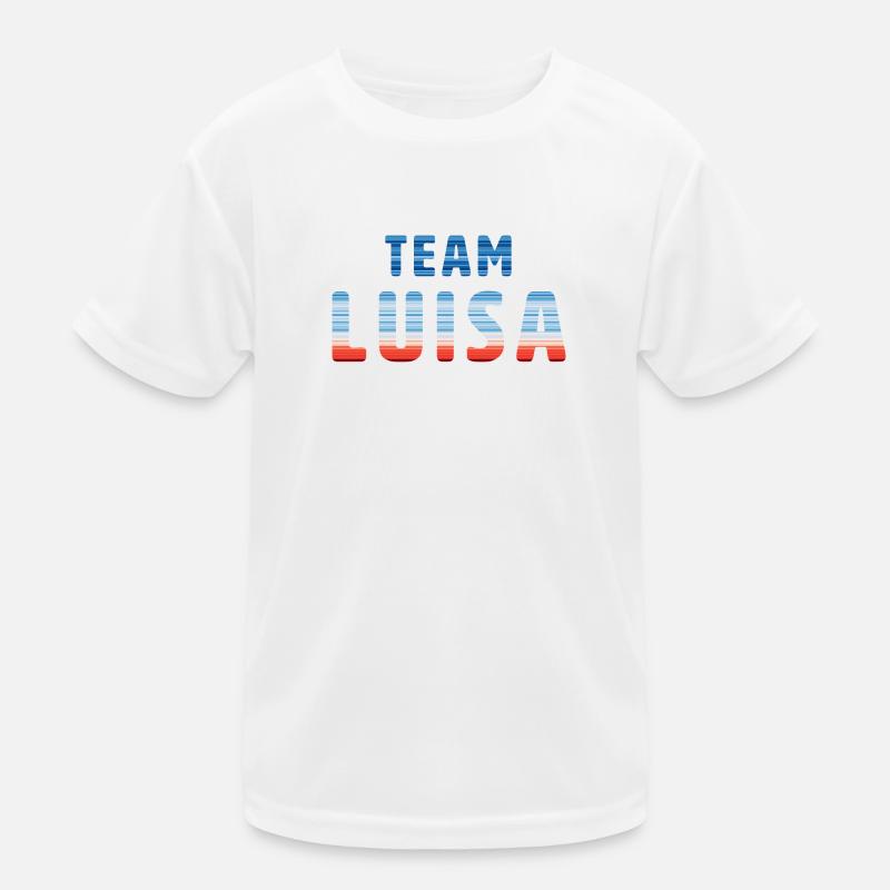 Team Luisa | Warming Stripes Kinder Funktions-T-Shirt