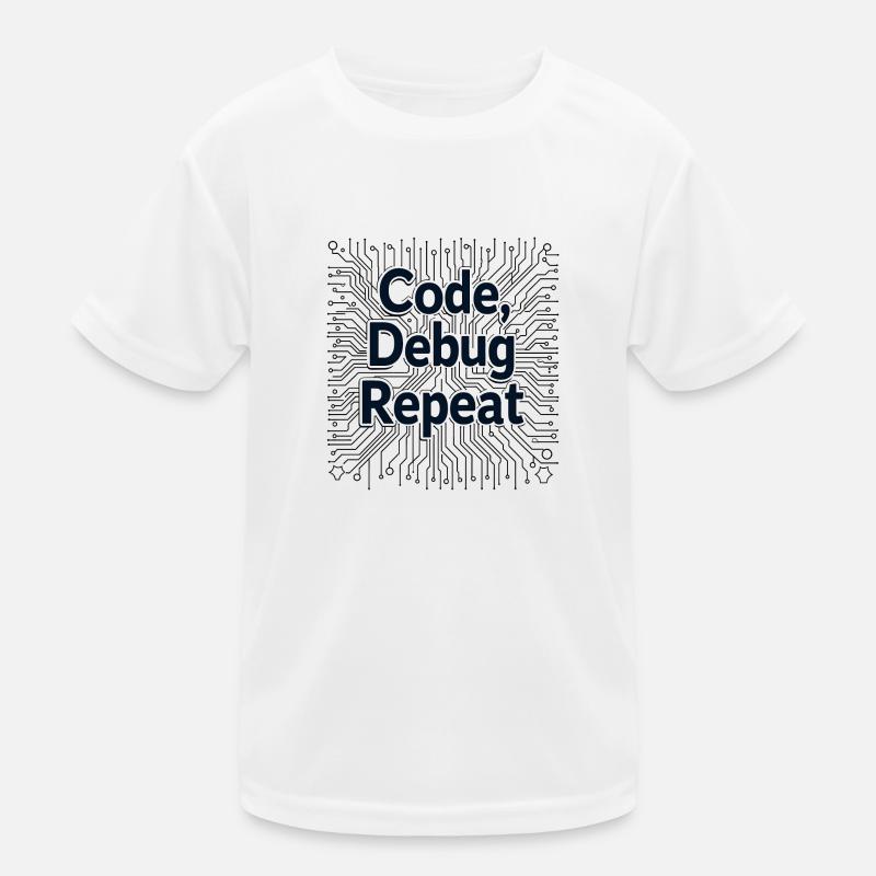 Code Debug Repeat - Software Engineer Kids Functional T-Shirt