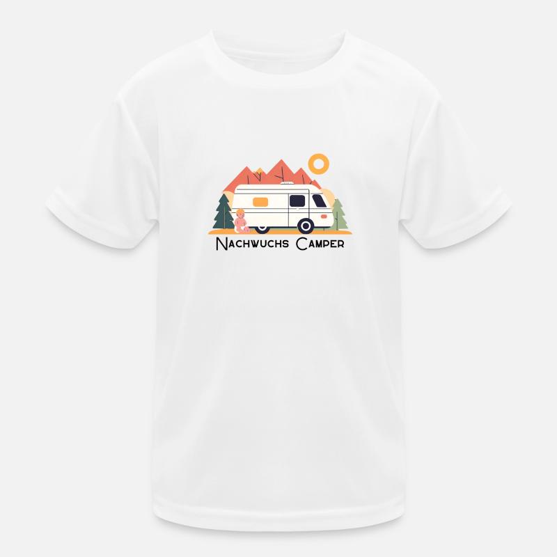 Nachwuchs Camper Eins Kinder Funktions-T-Shirt