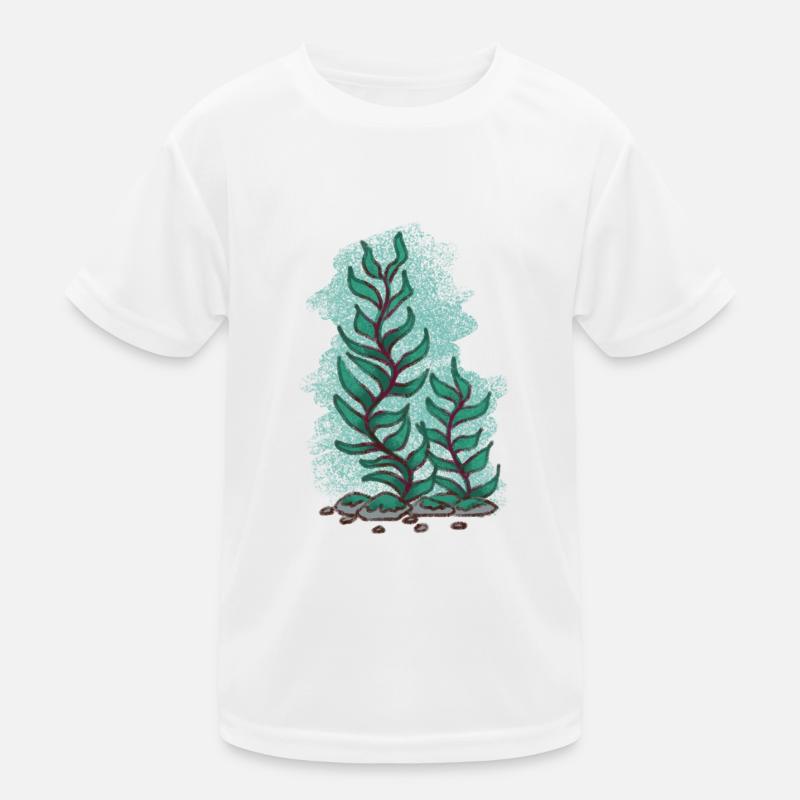 Algues 1 - T-shirt sport Enfant - blanc