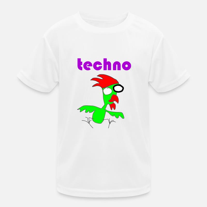 techno huhn Kinder Funktions-T-Shirt