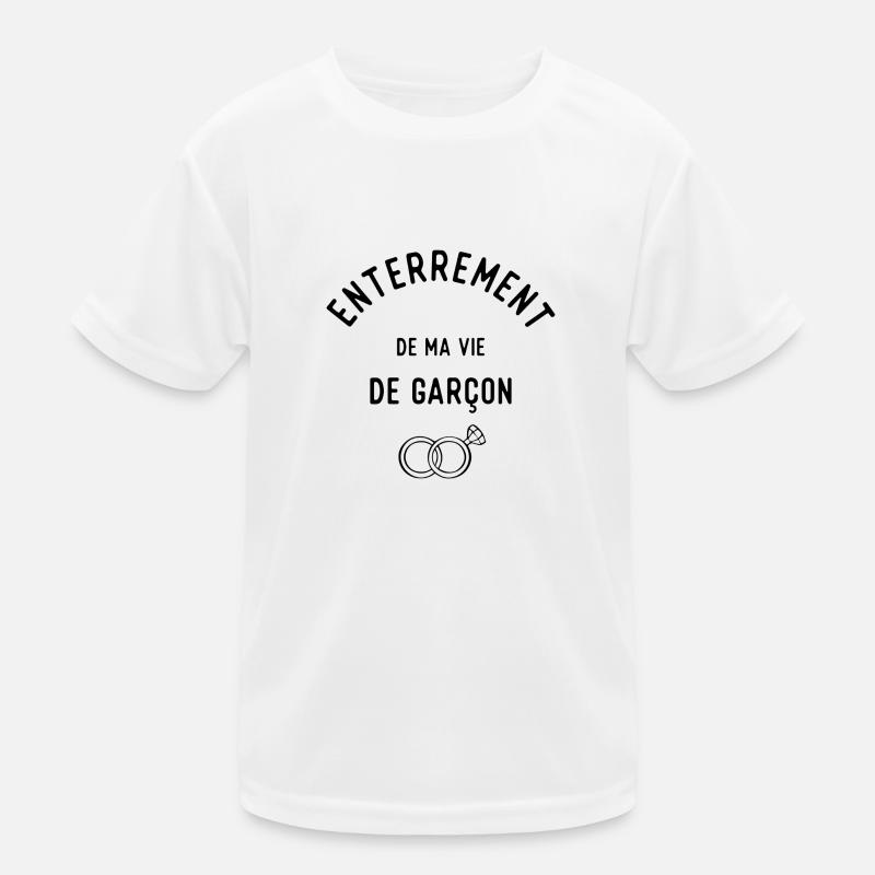 Vie de garçon evg mariage T-shirt sport Enfant