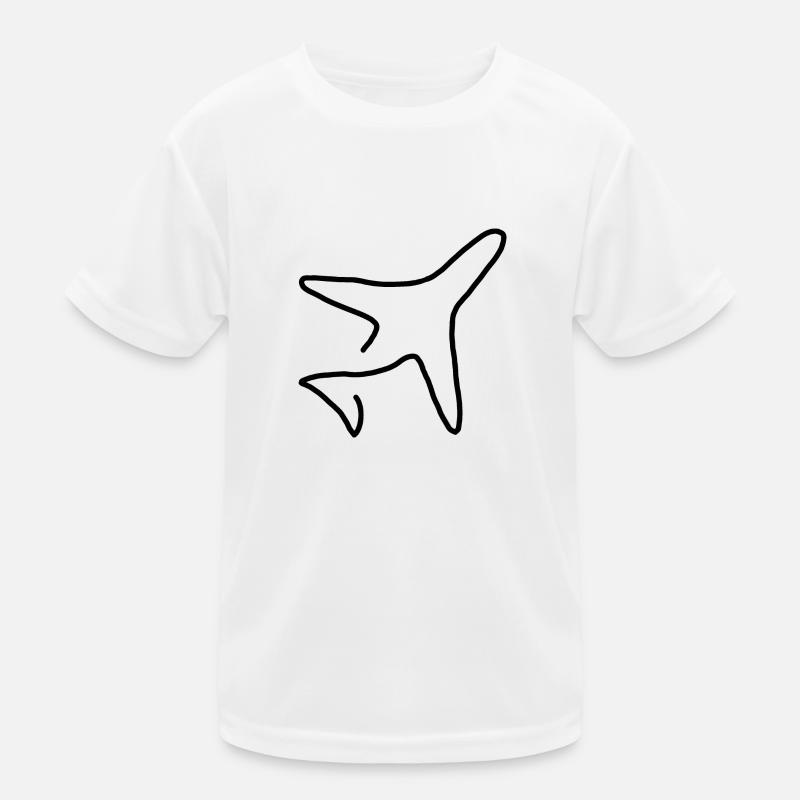 Flugzeug Kinder Funktions-T-Shirt