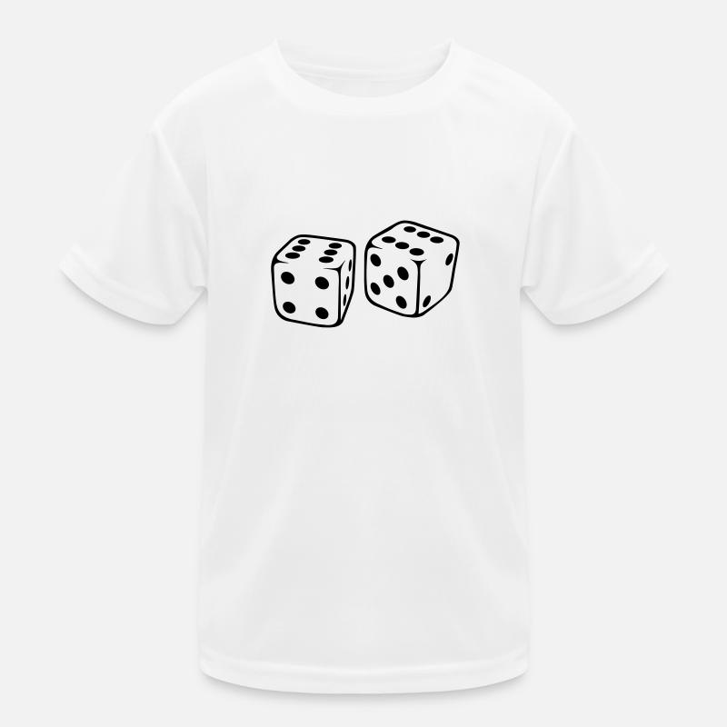 Würfel Kinder Funktions-T-Shirt