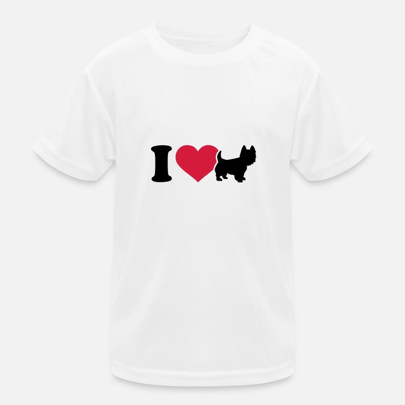 Westie Kinder Funktions-T-Shirt