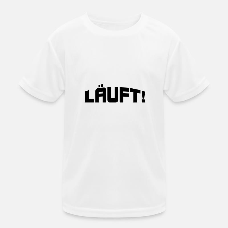 Läuft! Kinder Funktions-T-Shirt