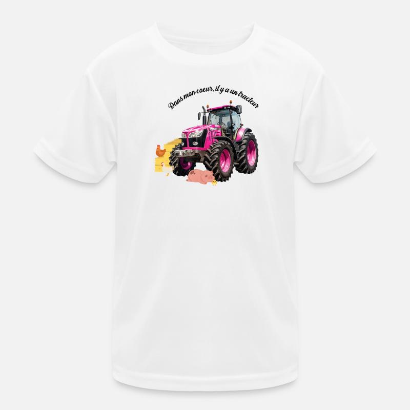 Traktor-Lüfter Kinder Funktions-T-Shirt