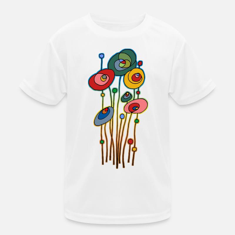 Flowers Kids Functional T-Shirt
