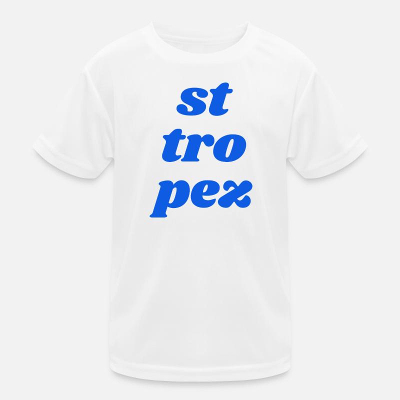 St Tro Pez - Kids Functional T-Shirt - white