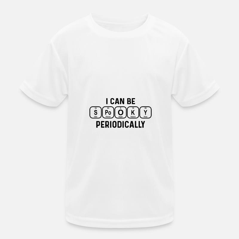 Effrayant | Tableau périodique des éléments T-shirt sport Enfant