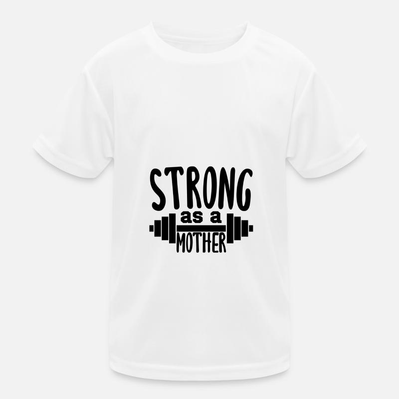 Strong as a mother Kids Functional T-Shirt