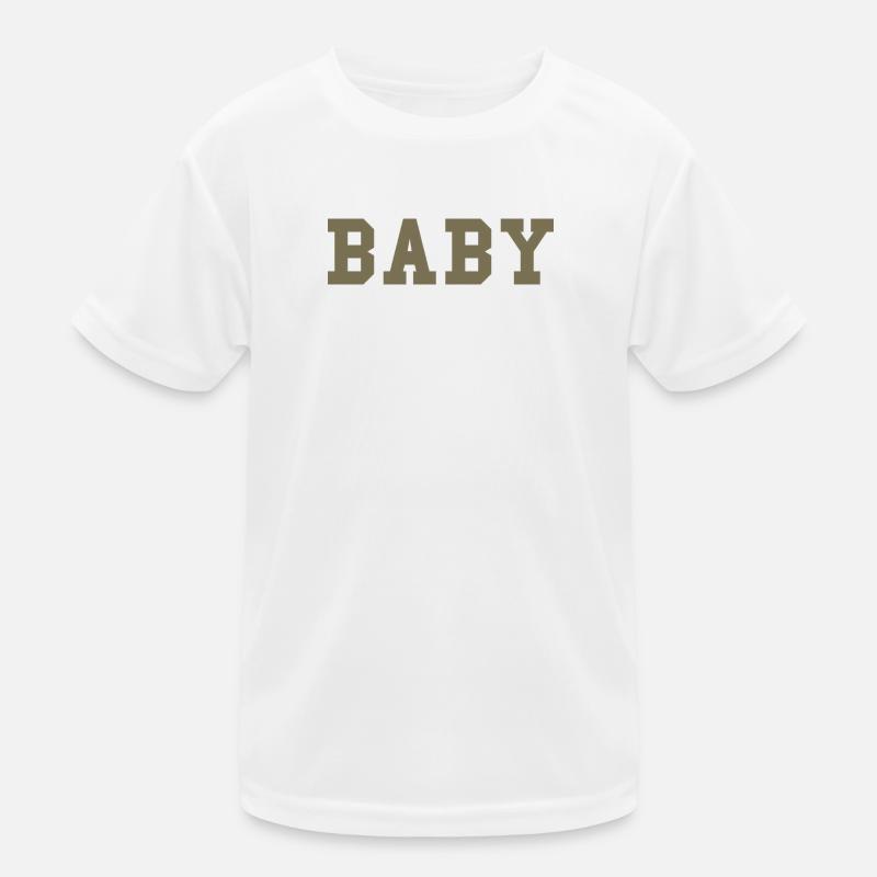 BÉBÉ – Déclaration de style universitaire T-shirt sport Enfant