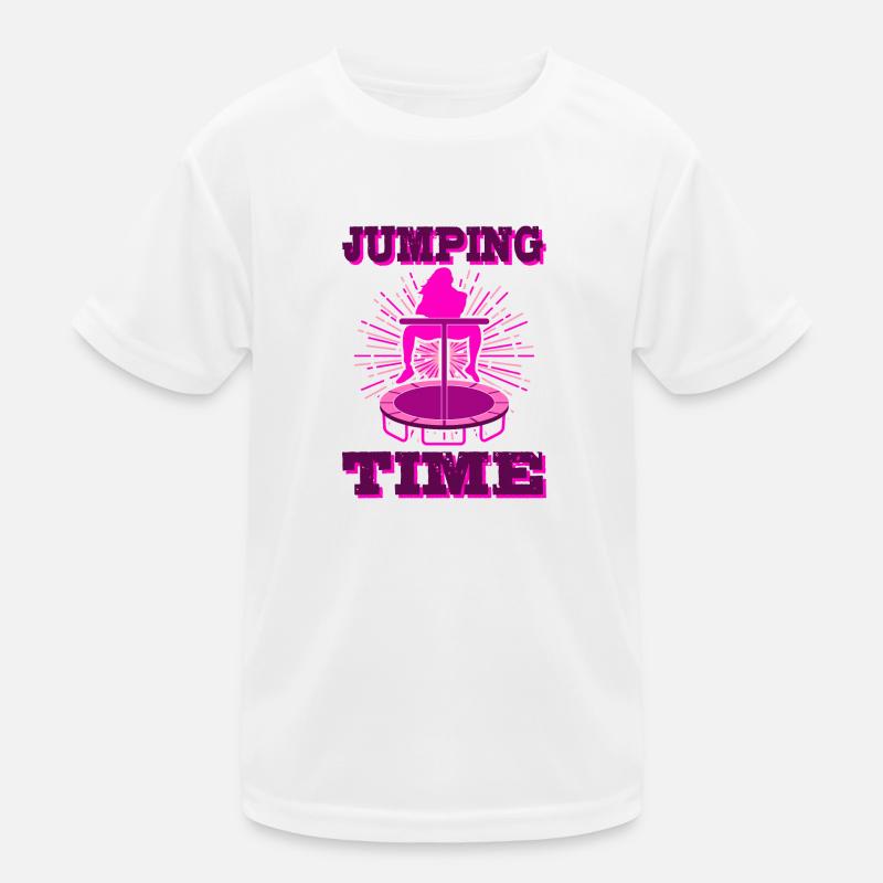 Trampolin Kinder Funktions-T-Shirt