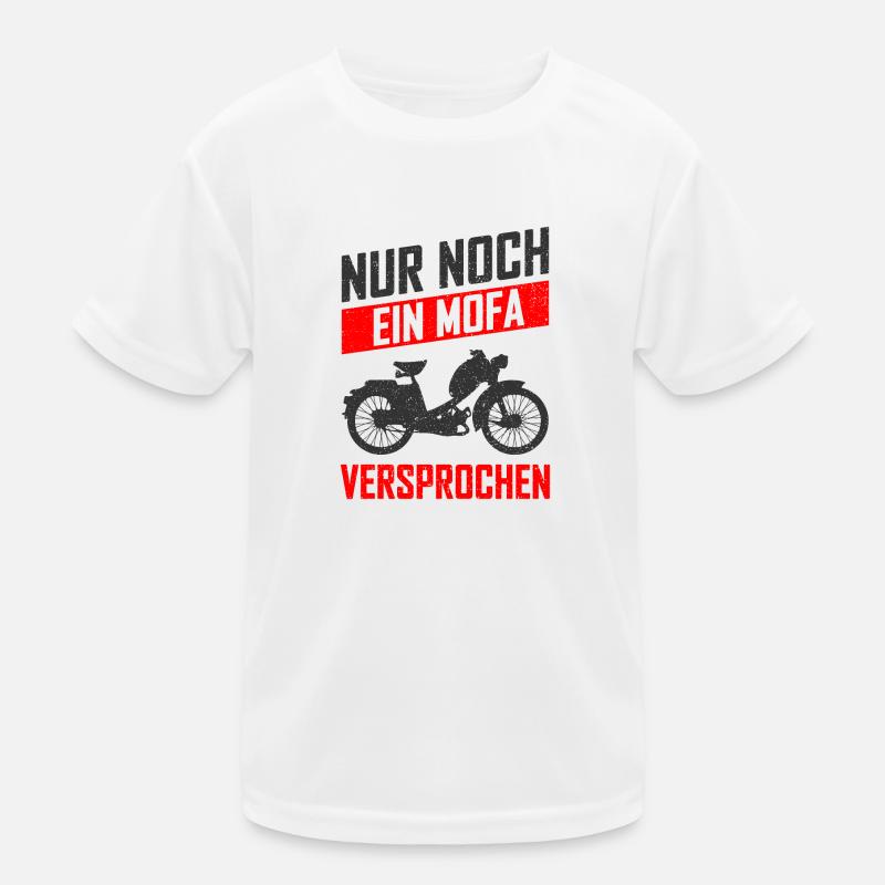 Mofa Moped Kinder Funktions-T-Shirt