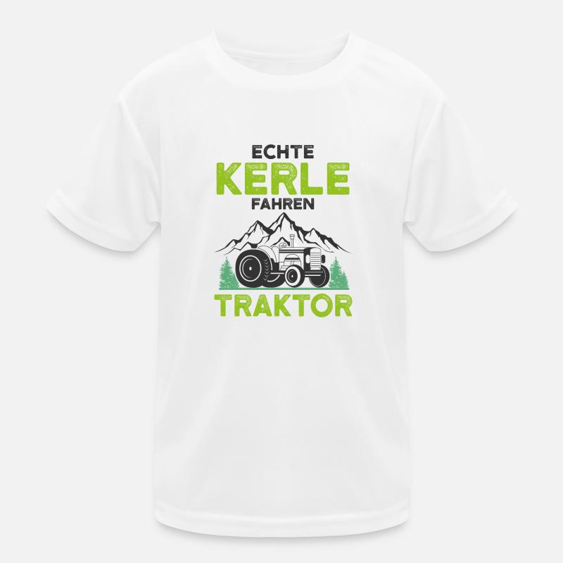 Traktor Kinder Funktions-T-Shirt
