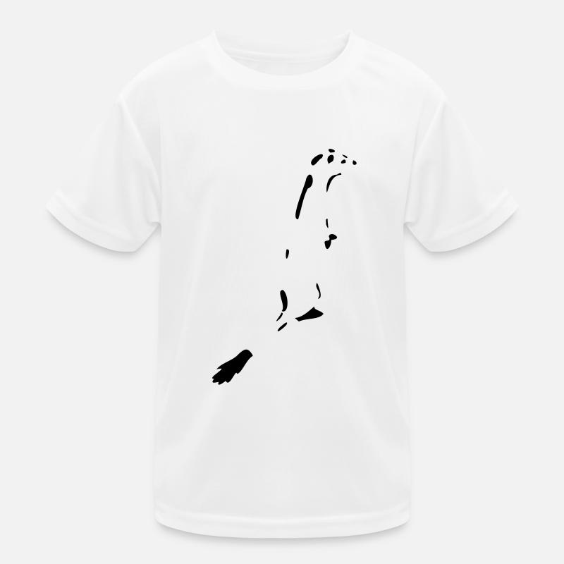 Hermelin - Kinder Funktions-T-Shirt - Weiß