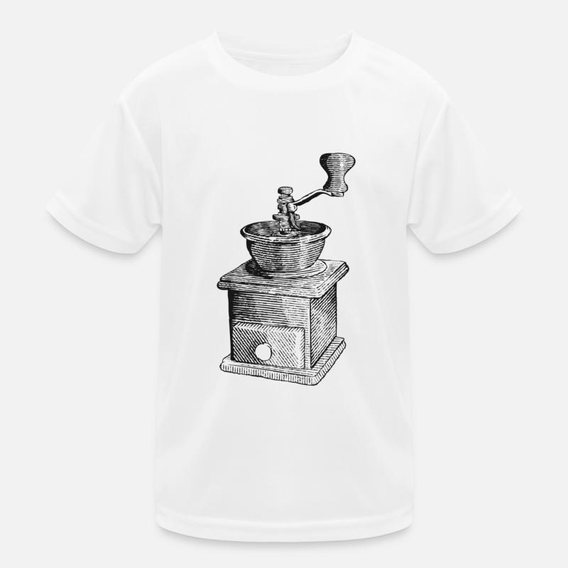 Conception de moulin à café T-shirt sport Enfant