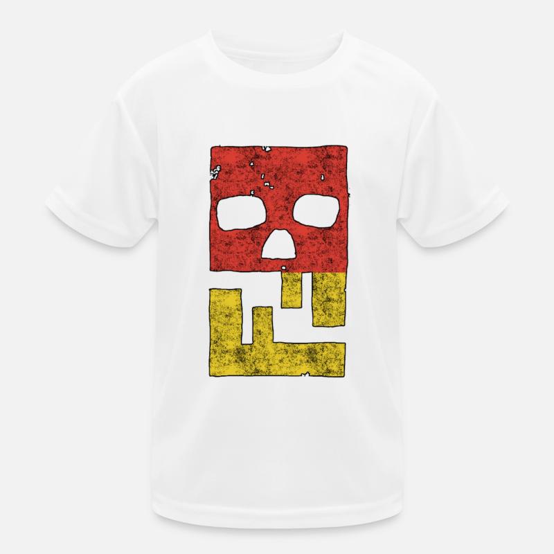 Piratage pirates hacker malware logo emblème T-shirt sport Enfant