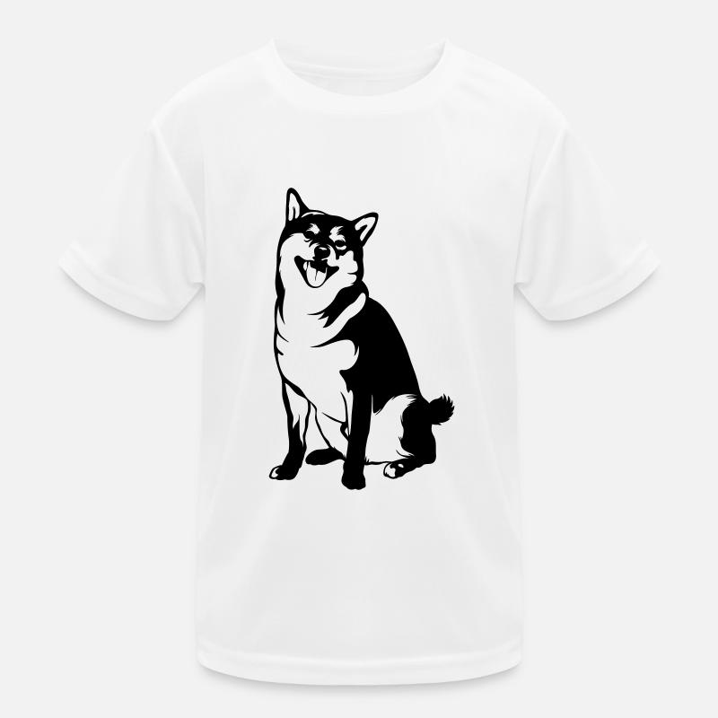 hund Kinder Funktions-T-Shirt