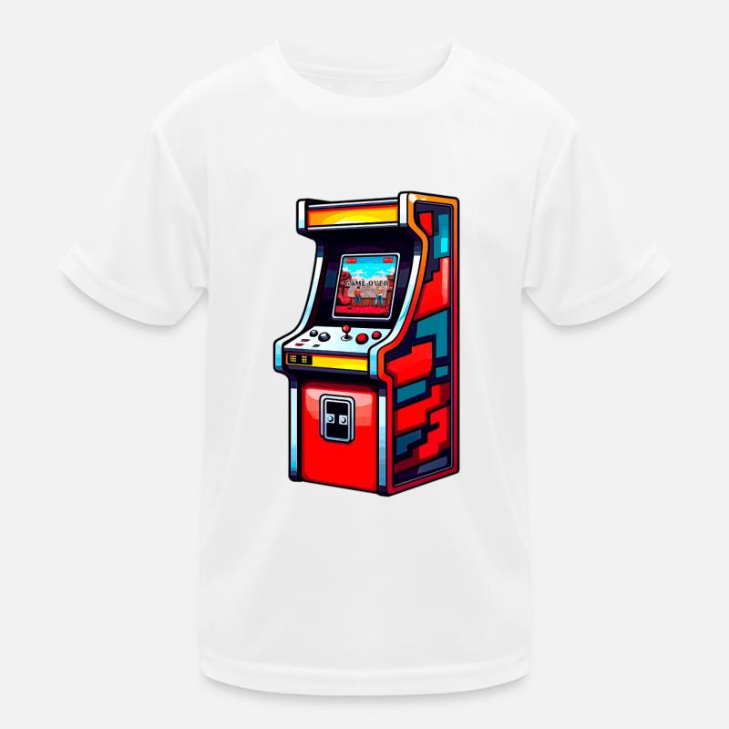 Arcade Game Machine Kids Functional T-Shirt