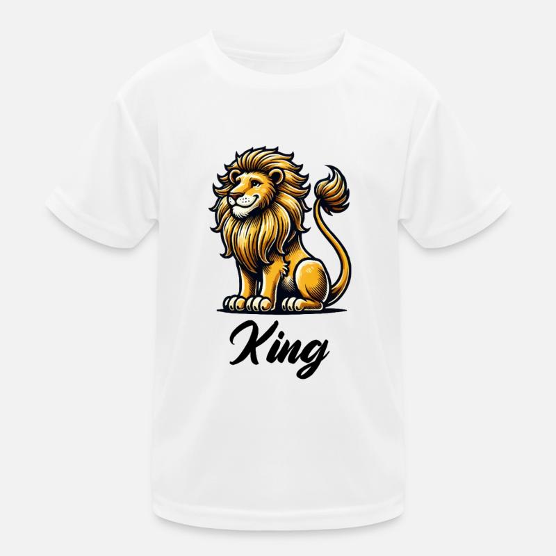 löwe könig Kids Functional T-Shirt
