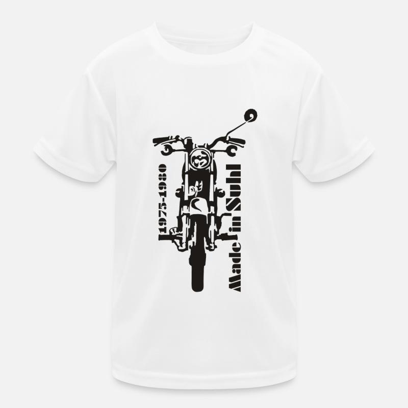 Simson s50 Front - Kinder Funktions-T-Shirt - Weiß