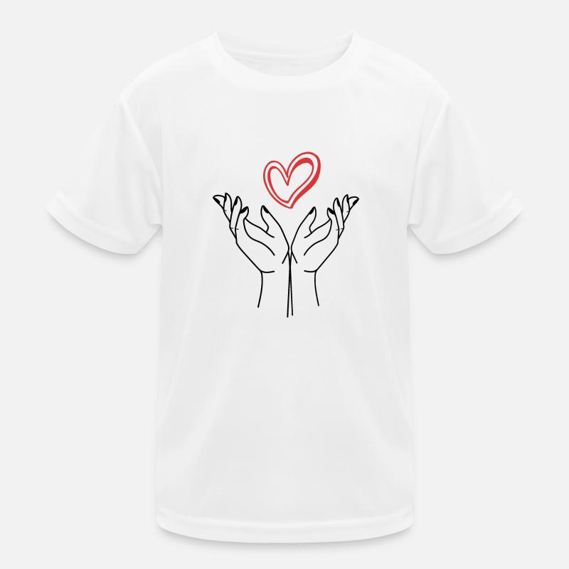 Mains T-shirt sport Enfant