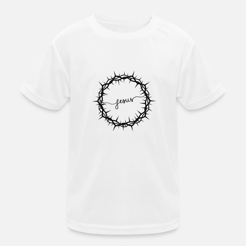 Jesus Kranz Kinder Funktions-T-Shirt