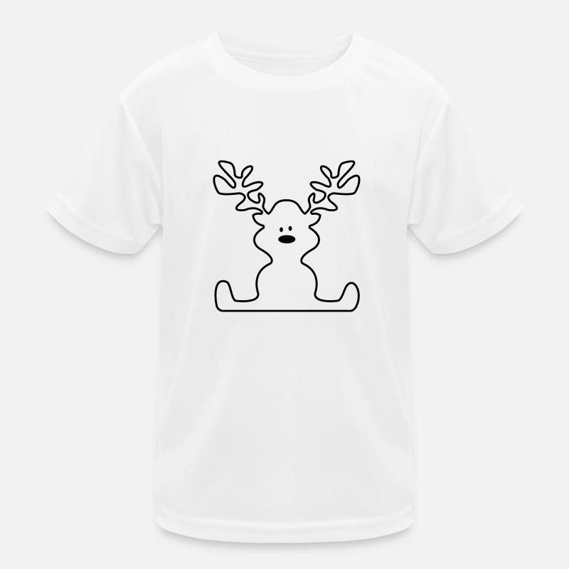 Elch Kinder Funktions-T-Shirt