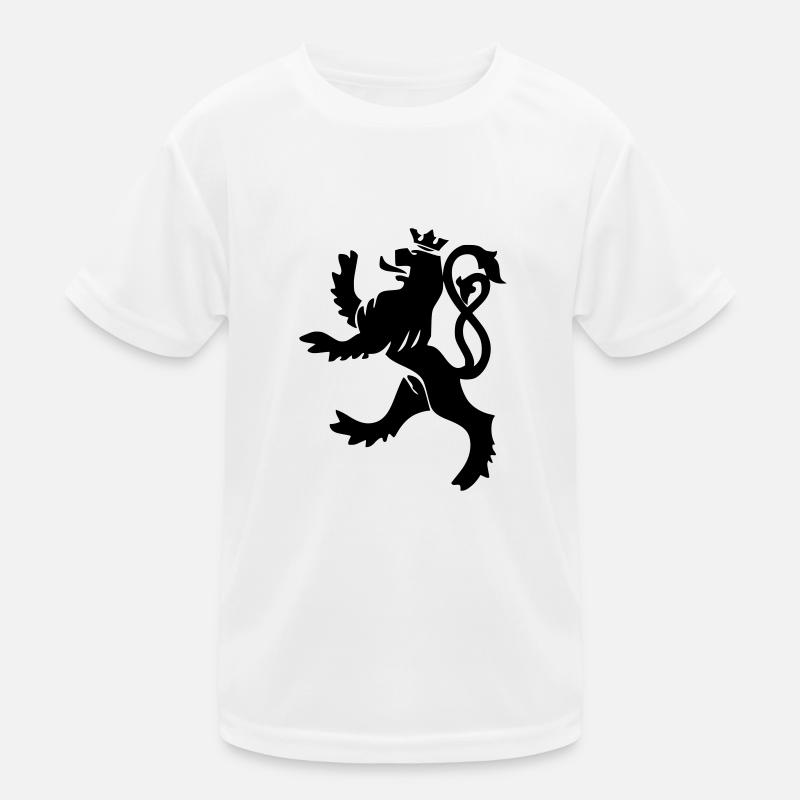 Roude Leiw - Kids Functional T-Shirt - white