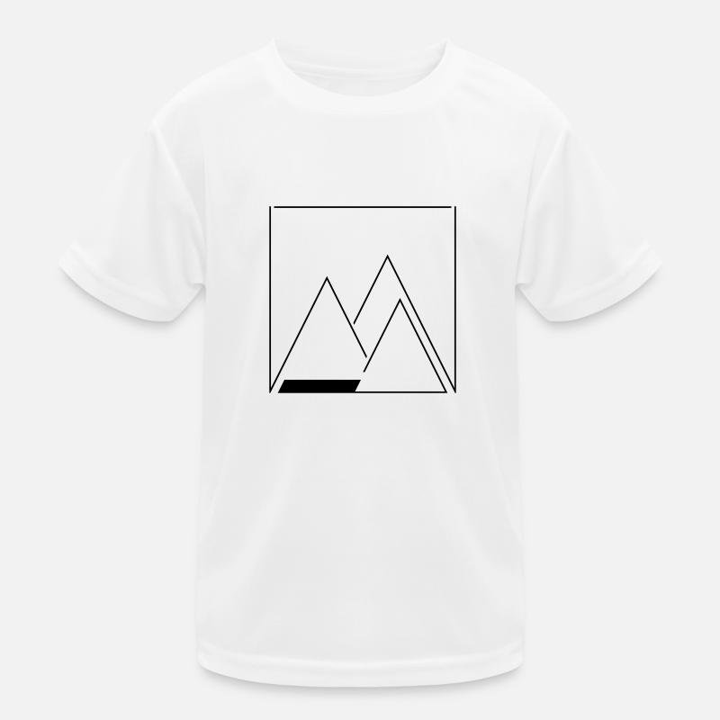 Gebirge Kinder Funktions-T-Shirt