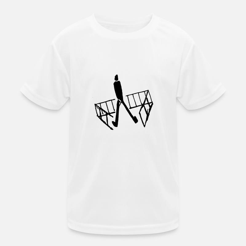 Franz Kafka - Zwischen Gittern Kinder Funktions-T-Shirt