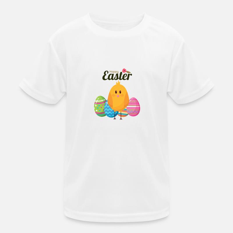 Happy Easter Kids Functional T-Shirt