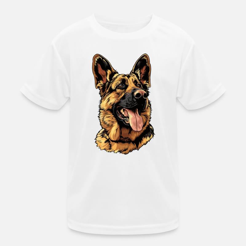 German Shepherd Kids Functional T-Shirt