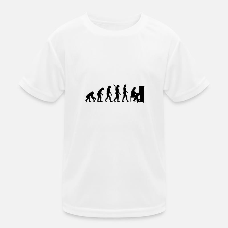 Evolution Piano - T-shirt sport Enfant - blanc