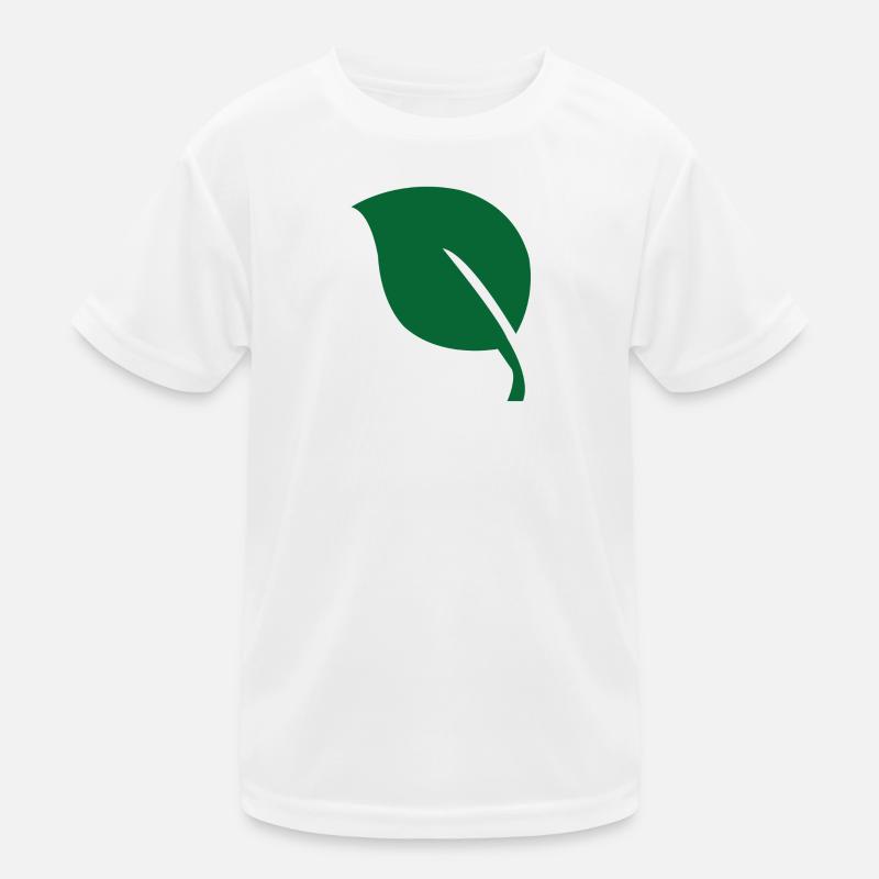Blatt leaf Kinder Funktions-T-Shirt