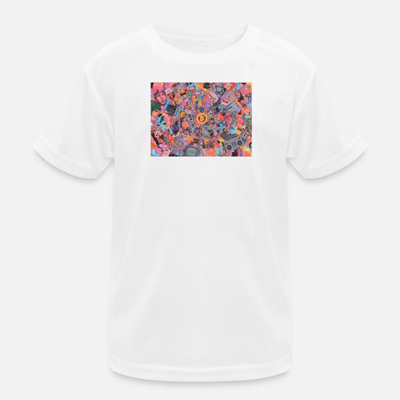 Bitcoin Bazooka - PopArt 3 T-shirt sport Enfant