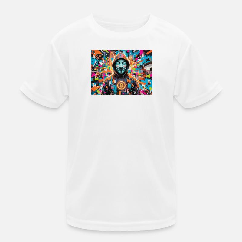 Bitcoin Bazooka - PopArt - Satoshi 3 T-shirt sport Enfant