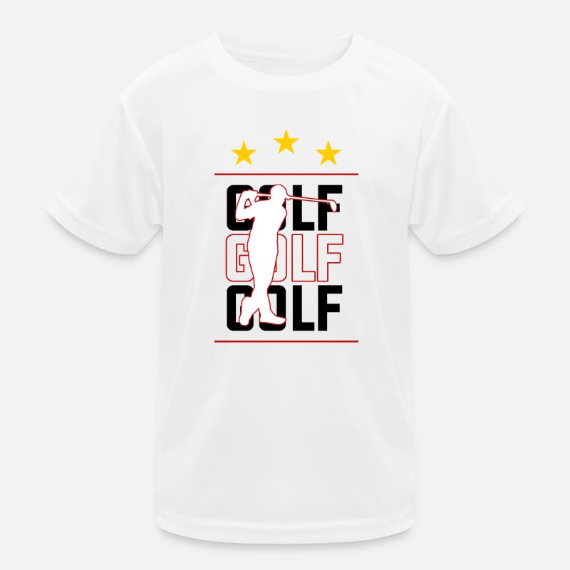 Golf Kinder Funktions-T-Shirt