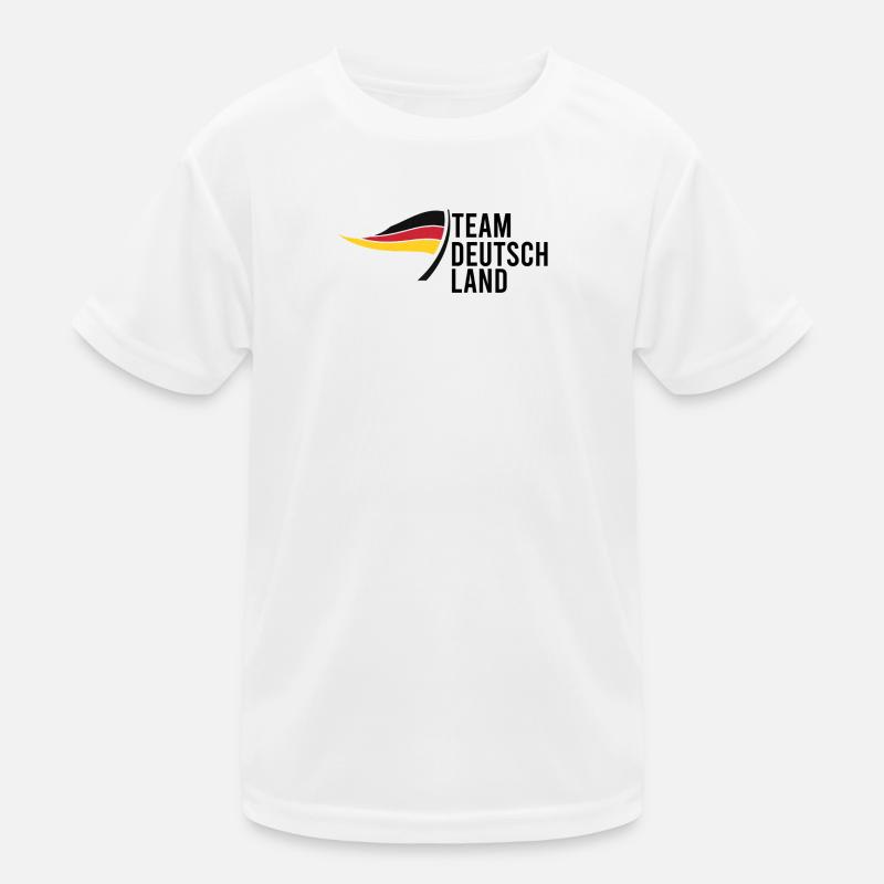 Team Germany - Kids Functional T-Shirt - white