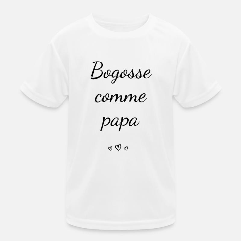 Bogosse comme papa T-shirt sport Enfant