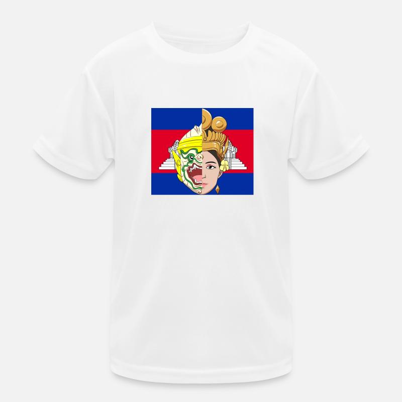 Cambodia Reamker Dance Khmer Apsara I Gift Kids Functional T-Shirt