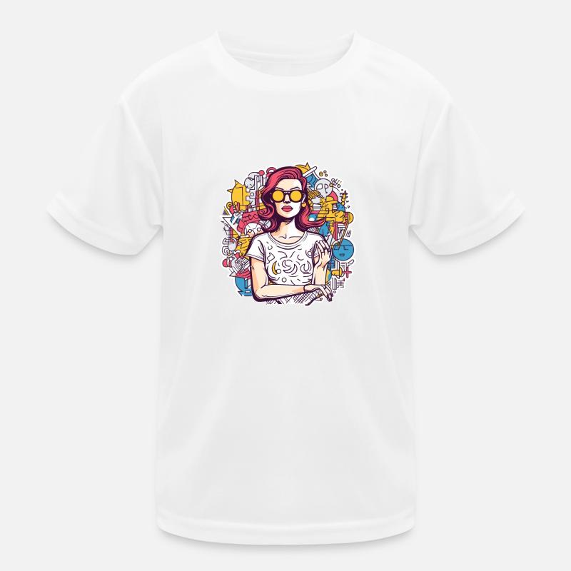 Frau Kinder Funktions-T-Shirt