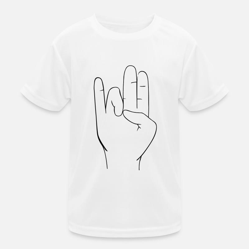 Signe à la main T-shirt sport Enfant