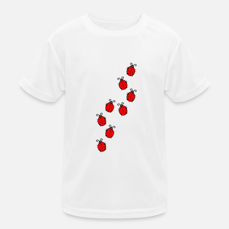 Marienkäfer Kinder Funktions-T-Shirt