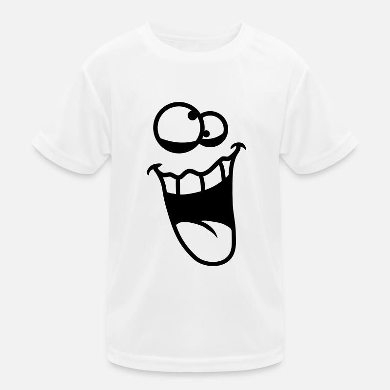 Crazy Face T-shirt sport Enfant