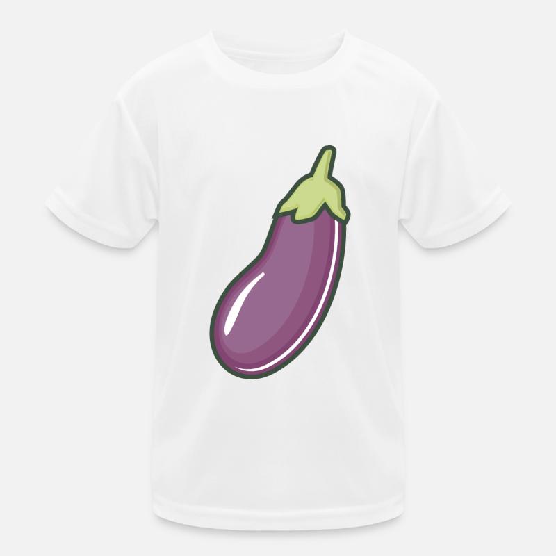 Eggplant Kids Functional T-Shirt