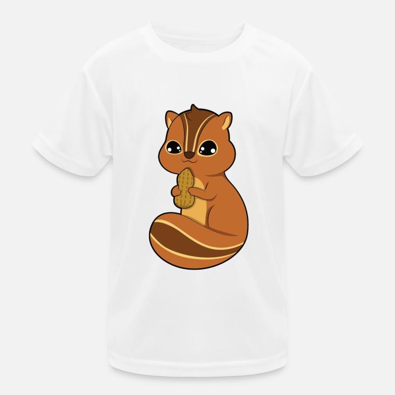 Des écureuils à rayures T-shirt sport Enfant