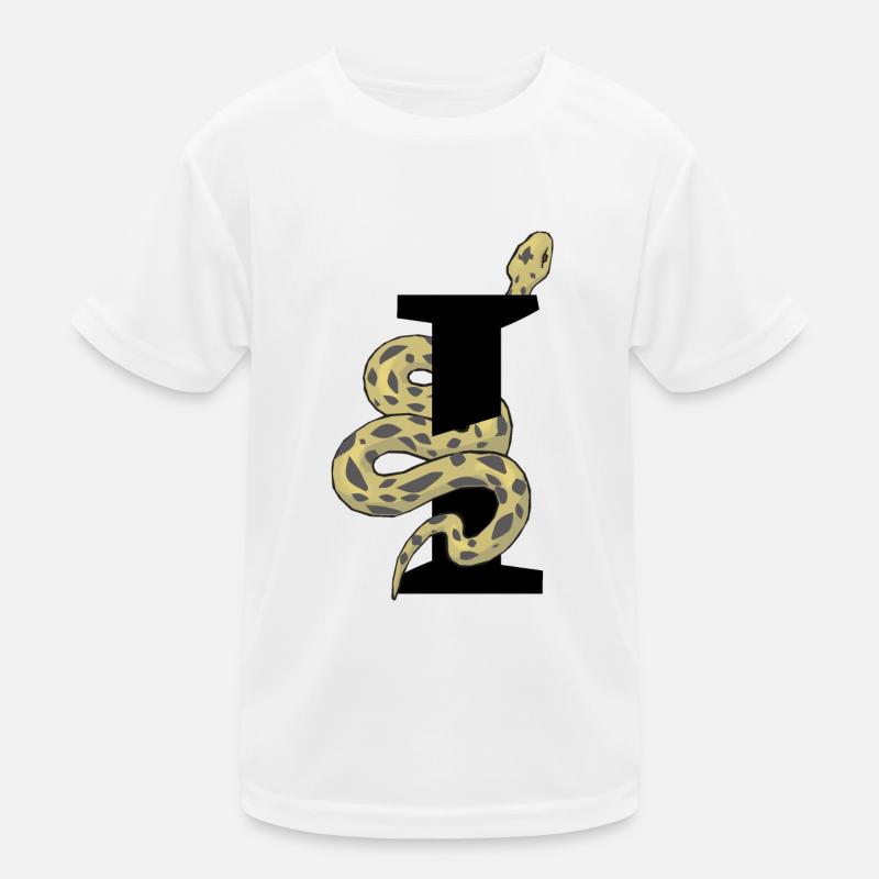 Lettre i serpent T-shirt sport Enfant